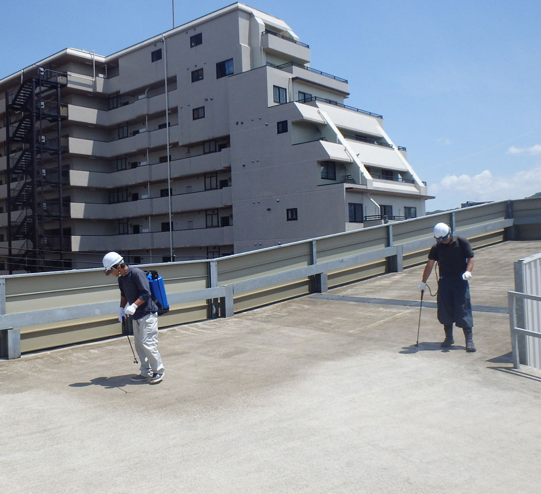 浸透性コンクリート改質防水
